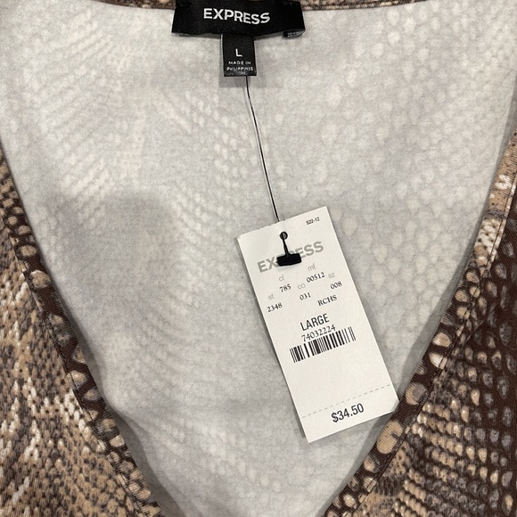 Express snake skin design dress NWT - Picture 4 of 7